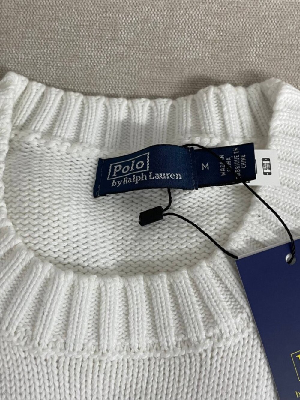 Polo Ralph Lauren Bear Embroidered Crew Neck Knit Sweater - Picture 5 of 9